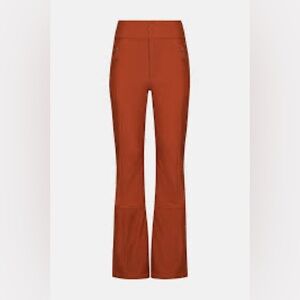 Halfdays Emma Softshell Ski Pant in Rust size Medium
